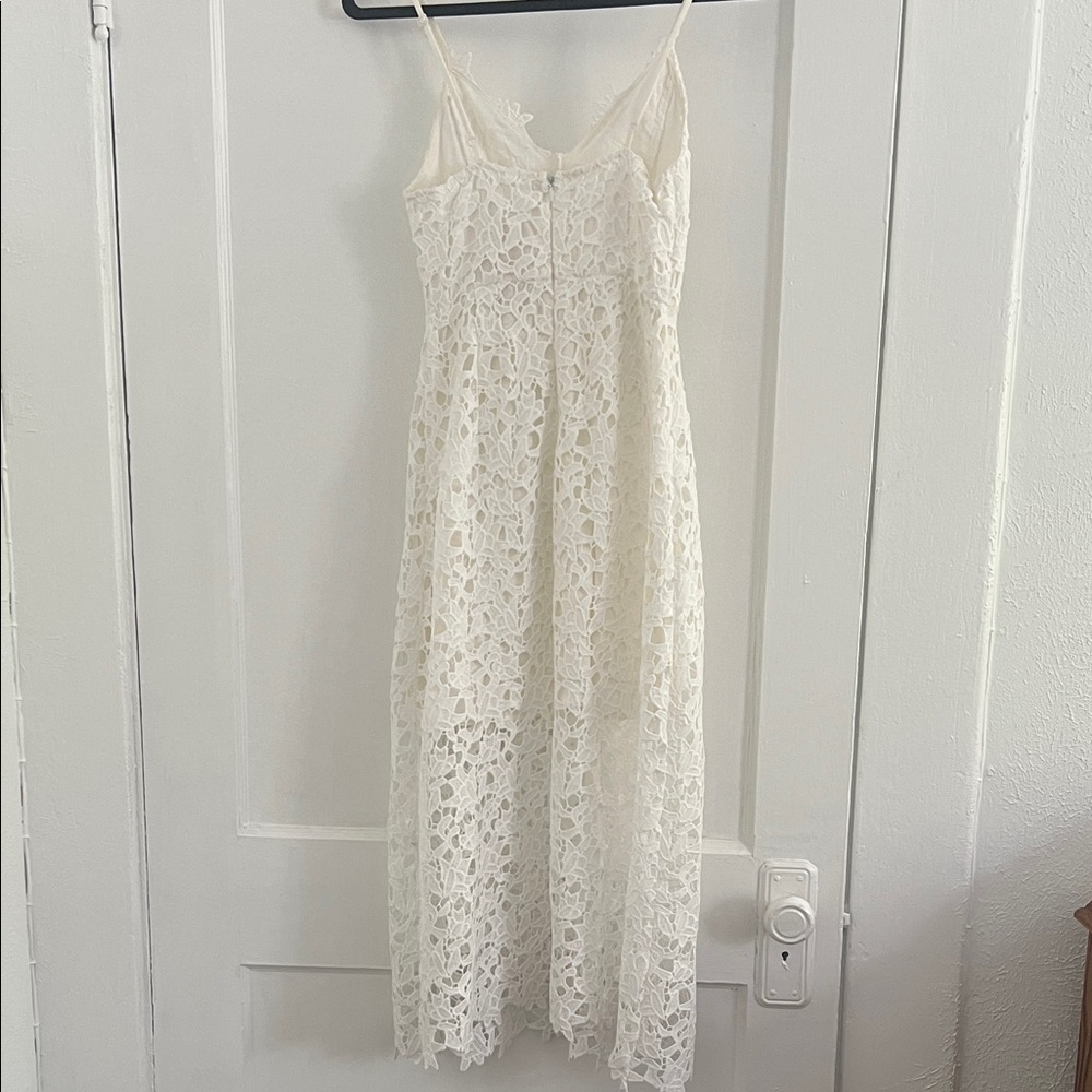 Astr Cream Lace Midi Dress - Picture 3 of 7